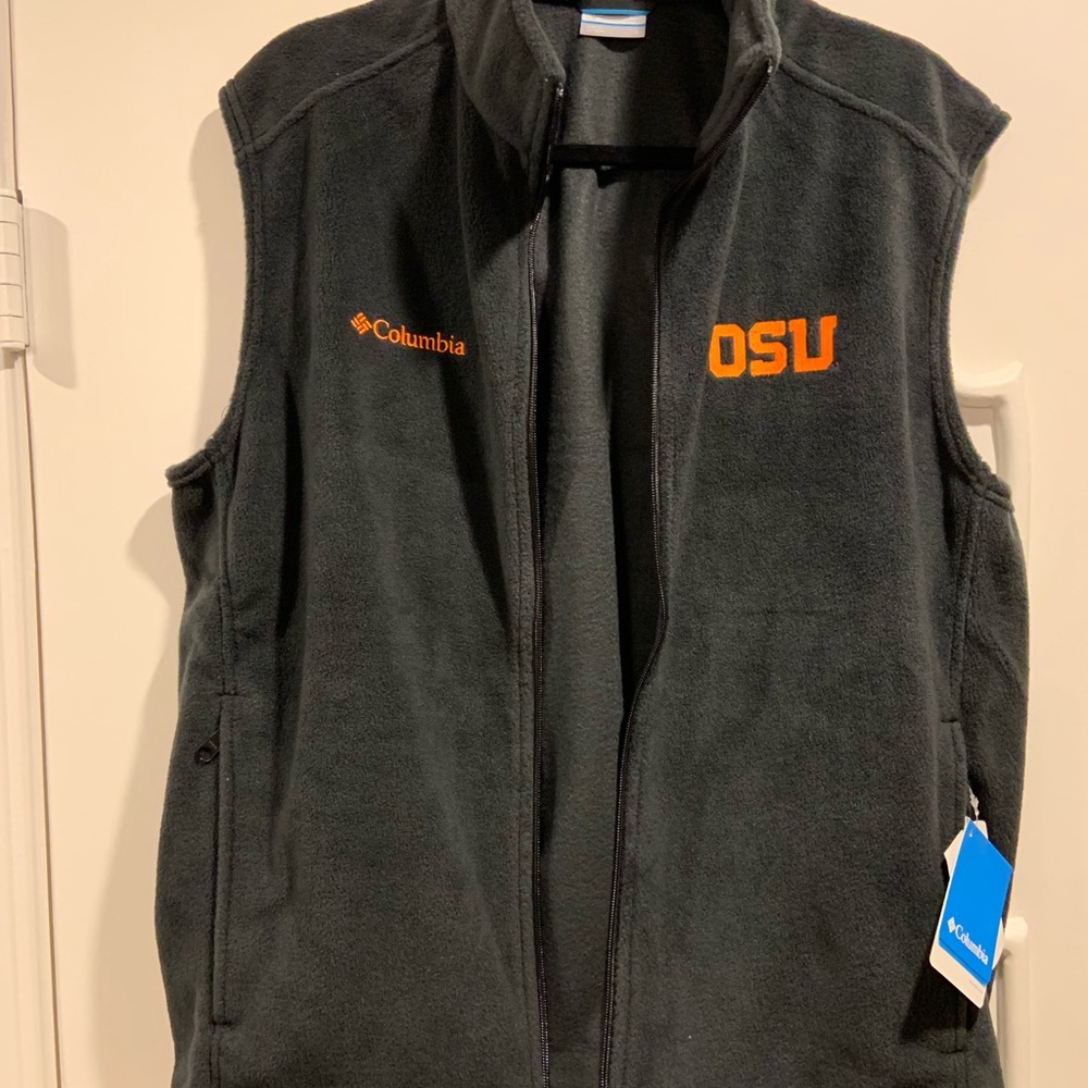 Men’s Columbia Fleece vest, Oregon State